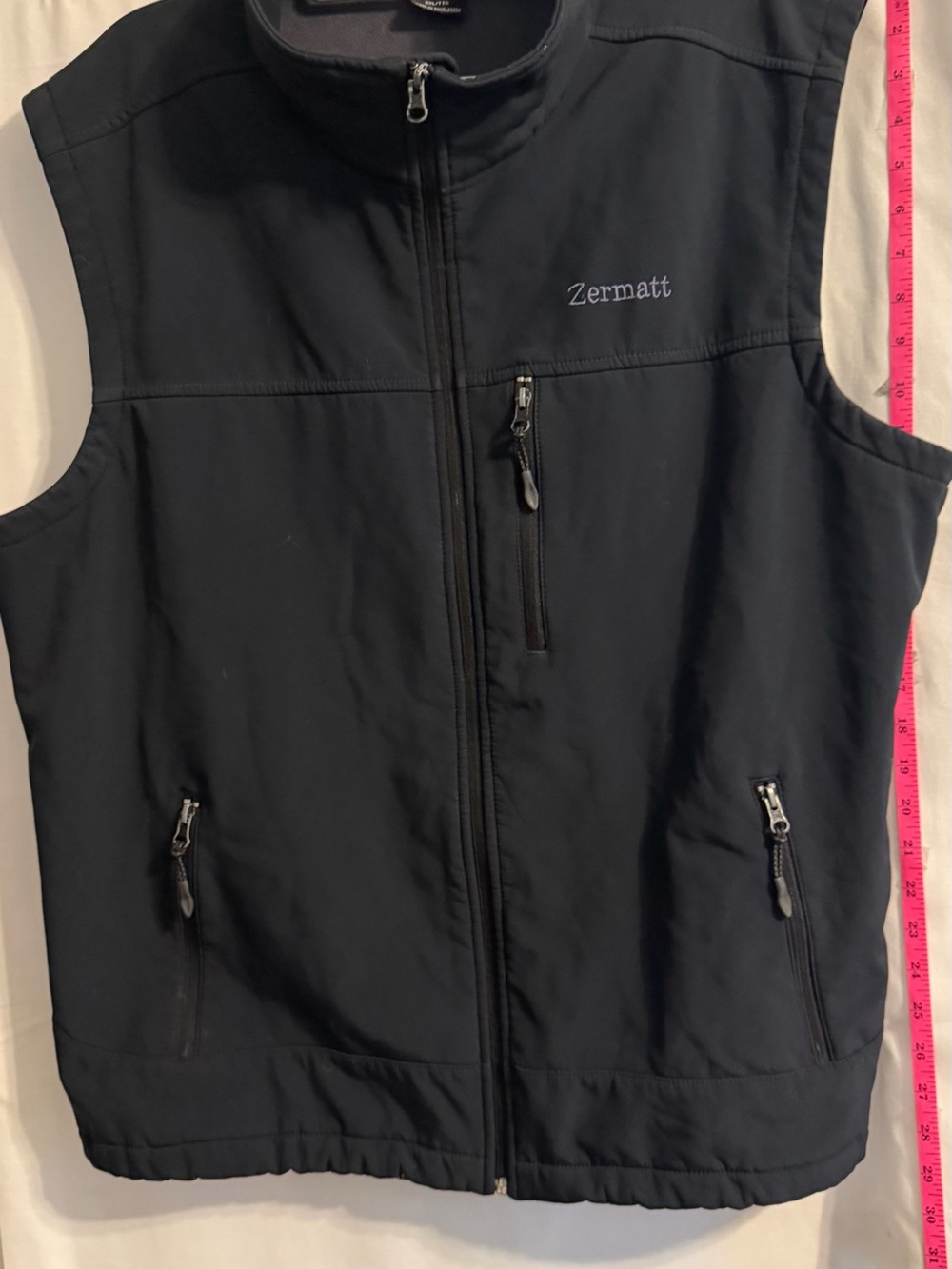 Zermatt Full Zip Vest SZ XXL pockets  lined Outdoor